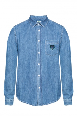 Tiger head denim jacket, zdjęcie 1 Tiger head denim jacket od Kenzo